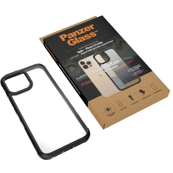 PanzerGlass SilverBullet ClearCase Apple iPhone 13 Pro Max - Noir