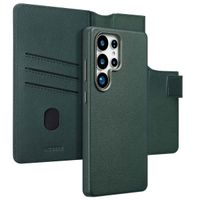 Accezz Étui de télephone portefeuille en cuir 2-en-1 avec MagSafe Samsung Galaxy S25 Ultra - Cedar Green