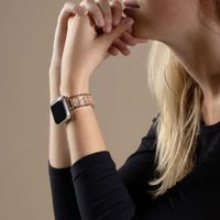 Selencia Bracelet à maillons scintillants Apple Watch | 38/40/41/42 mm - Rose Doré