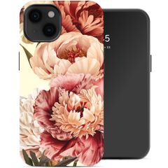Selencia Coque arrière Vivid avec MagSafe Apple iPhone 14 - Vintage Peony