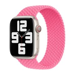 Apple Bracelet Solo tressé Apple Watch | 38/40/41/42 mm - Taille 7 - Flamingo