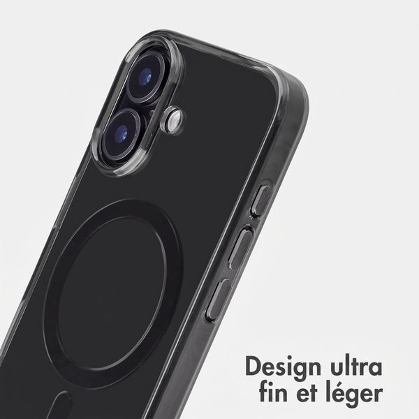 Accezz Lite coque arrière avec MagSafe Apple iPhone 17 - Smokey Clear