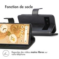 imoshion Étui de télephone portefeuille de luxe Google Pixel 6 - Noir