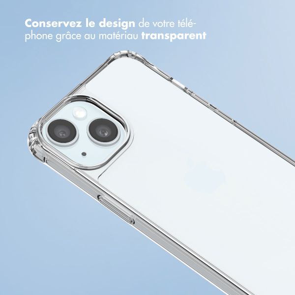 imoshion Coque avec dragonne + bracelet Apple iPhone 15 - Perles Cœurs