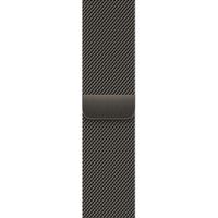Apple Bracelet à boucle Milanais Apple Watch Series 1 t/m 9 / SE (38/40/41 mm) | Series 10 / 11 (42 mm) - Graphite