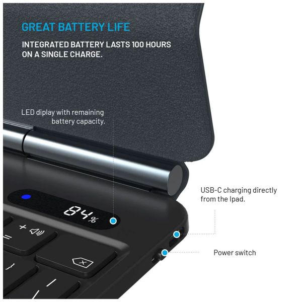Fixed Étui clavier Typee Apple iPad Pro 11 (2025) M5 / (2024) M4 - QWERTY / NL - Noir