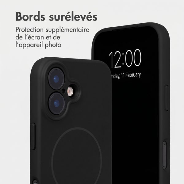 Accezz Coque Grip avec MagSafe Apple iPhone 17 - Noir