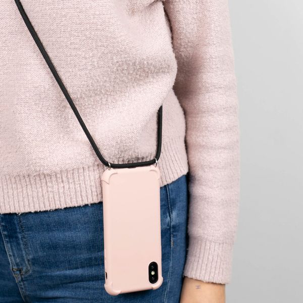 imoshion Coque de couleur avec cordon amovible Samsung Galaxy S21 - Rose