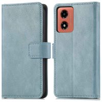 imoshion Étui de télephone portefeuille de luxe Motorola Moto G04 / G24 - Bleu clair