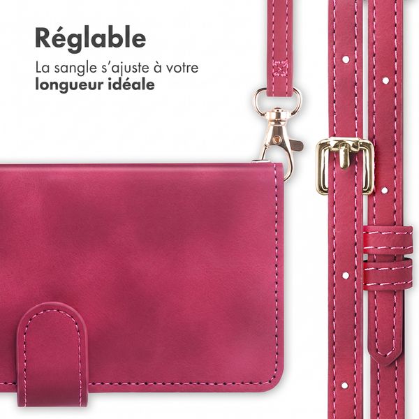 imoshion Etui de télephone portefeuille avec cordon Xiaomi Redmi Note 17 Pro - Rouge