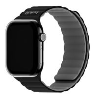 Holdit Bracelet en silicone magnétique Apple Watch | 44/45/46/49 mm - Black / Grey