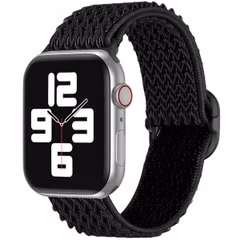 imoshion Bracelet en nylon élastique Apple Watch | 38/40/41/42 mm - Noir