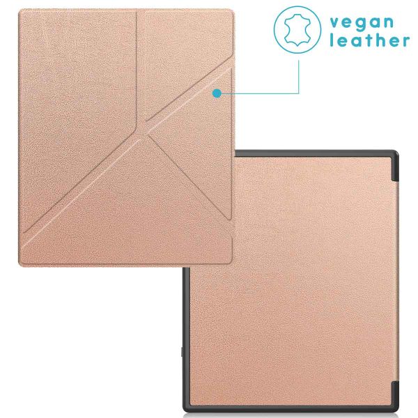 imoshion Étui de liseuse portefeuille Pliable Kobo Elipsa 2E - Rose Doré