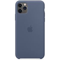Apple 4 Pack Coque en silicone Apple iPhone 11 Pro Max - Transparant + Seafoam + Alaskan Blue + Black