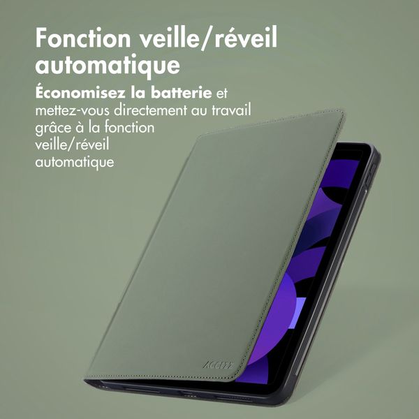 Accezz Coque tablette Classic Apple iPad Air 11 pouces (2026) M4 / (2025) M3 / (2024) M2 / Air 5 (2022) / Air 4 (2020) - Vert