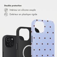 Selencia Coque arrière Vivid avec MagSafe Apple iPhone 15 - Happy Dots Digital Sky