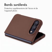 Accezz Coque Liquid Silicone avec MagSafe Apple iPhone Duo - New Tea Brown