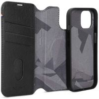 Decoded Portefeuille détachable 2 en 1 en cuir Apple iPhone 15 - Noir