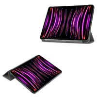 imoshion Coque tablette Trifold Apple iPad Pro 12.9 (2018/2020/2021/2022) - Gris