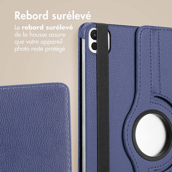 imoshion Coque tablette rotatif à 360° Apple iPad Pro 13 (2025) M5 / (2024) M4 - Bleu foncé