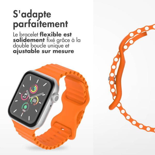 imoshion Bracelet Athletic en silicone Apple Watch | 44/45/46/49 mm - Orange
