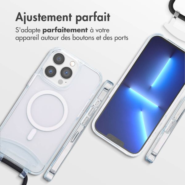 imoshion Coque MagSafe avec cordon amovible Apple iPhone 13 Pro Max - Transparent