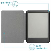imoshion Étui de liseuse portefeuille Slim Hard Amazon Kindle (2024) / Amazon Kindle (2022) 11th gen - Bleu foncé