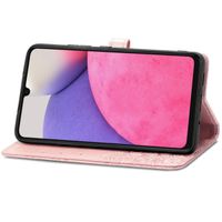 imoshion Etui de télephone Mandala Samsung Galaxy A33 - Rose Doré