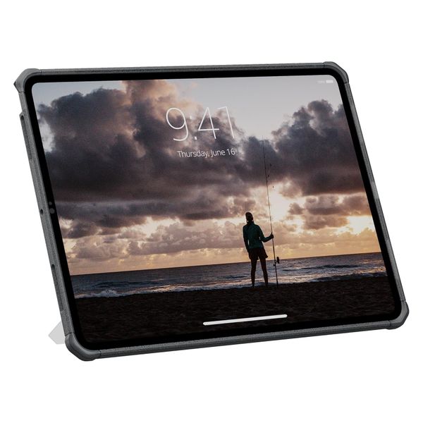 UAG Coque arrière Scout Plus avec support Scout Apple iPad Pro 13 (2025) M5 / (2024) M4 - Ash