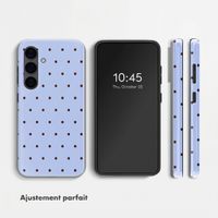 Selencia Coque arrière Vivid avec MagSafe Samsung Galaxy S24 - Happy Dots Digital Sky