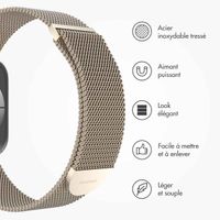 imoshion Bracelet magnétique milanais Apple Watch | 38/40/41/42 mm - Taille M - Champagne Gold