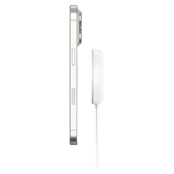 Belkin BoostCharge Pro Station de Charge Sans Fil Magnétique 15W - MagSafe et Qi2 - Blanc