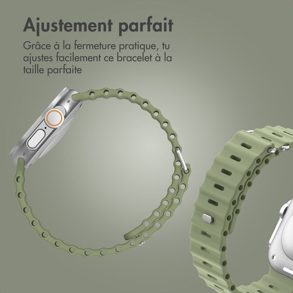 Accezz Bracelet Ocean Apple Watch | 44/45/46/49 mm - Khaki
