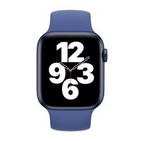 Apple Bracelet Boucle unique en Silicone Apple Watch | 44/45/46/49 mm - Taille 7 - Toma Blue