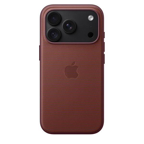 Apple Coque TechWoven avec MagSafe Apple iPhone 18 Pro - Burgundy