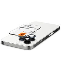 Spigen Optik Pro EZ Fit Lens Protector - Protection d'objectif de caméra (lot de 2) Apple iPhone 16 Pro (Max) / 15 Pro (Max) - Zero One