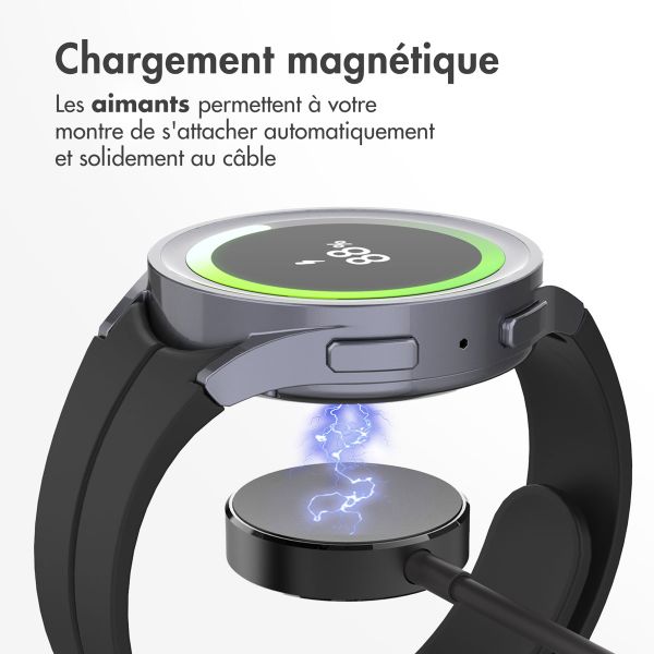 imoshion Câble de charge pour Samsung Galaxy Watch USB-C et USB-A - 0,5 mètre
