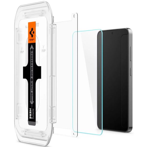 Spigen Protection d'écran en verre trempé GLAStR Fit 2 Paquets + Applicator Samsung Galaxy S25 / S24