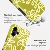 Selencia Coque arrière Vivid avec MagSafe Apple iPhone 16 - Chalky Bloom