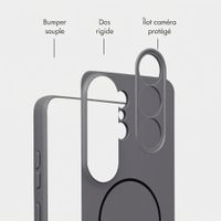 Accezz Coque Grip avec MagSafe Samsung Galaxy S26 Ultra - Gris