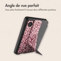 imoshion Étui de liseuse portefeuille design Pliable Kobo Clara Colour / BW - Bloom Love Blush