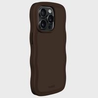 Holdit Coque Wavy Apple iPhone 15 Pro Max - Chocolate