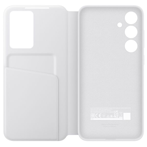Samsung Original Coque S View Samsung Galaxy S24 FE - Blanc
