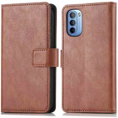 imoshion Étui de télephone portefeuille de luxe Motorola Moto G14 - Marron