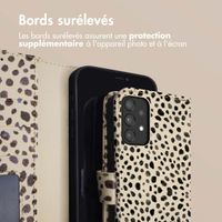 imoshion Étui de télephone portefeuille Design Samsung Galaxy A33 - Black And White Dots