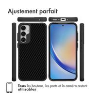 imoshion Rugged Hybrid Carbon Case Samsung Galaxy A35 - Noir