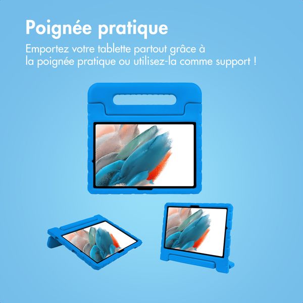 imoshion Coque kidsproof avec poignée Samsung Galaxy Tab A8 - Bleu