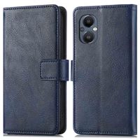 imoshion Étui de télephone portefeuille de luxe Oppo Reno8 Lite - Bleu foncé
