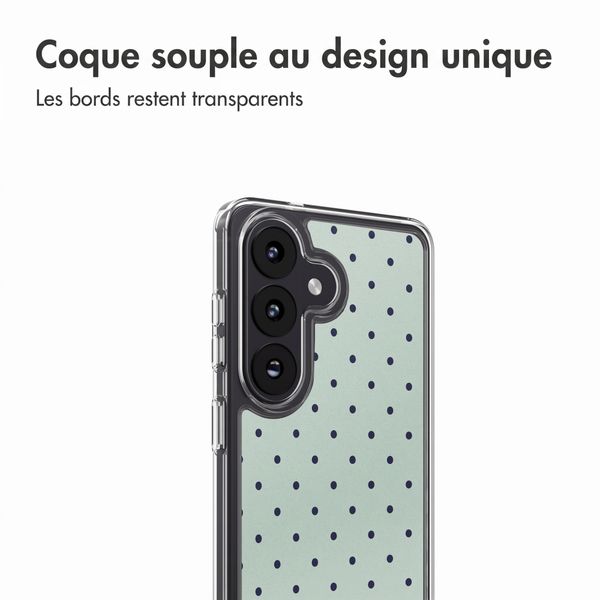 imoshion Coque Design Samsung Galaxy A55 - Polka Dot Mintgroen