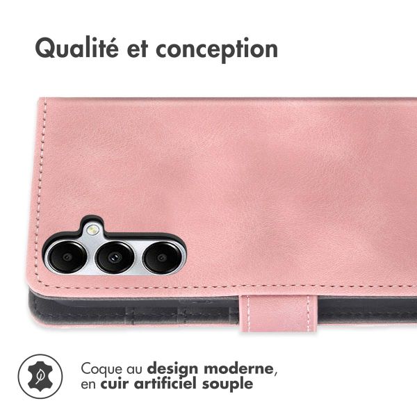 imoshion Etui de télephone portefeuille avec cordon Samsung Galaxy A15 (5G/4G) - Rose